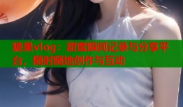 糖果vlog：甜蜜瞬间记录与分享平台，随时随地创作与互动