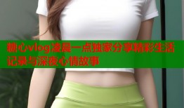 糖心vlog凌晨一点独家分享精彩生活记录与深夜心情故事