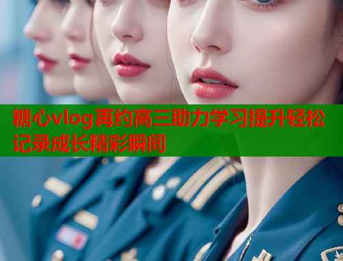 糖心vlog再约高三助力学习提升轻松记录成长精彩瞬间